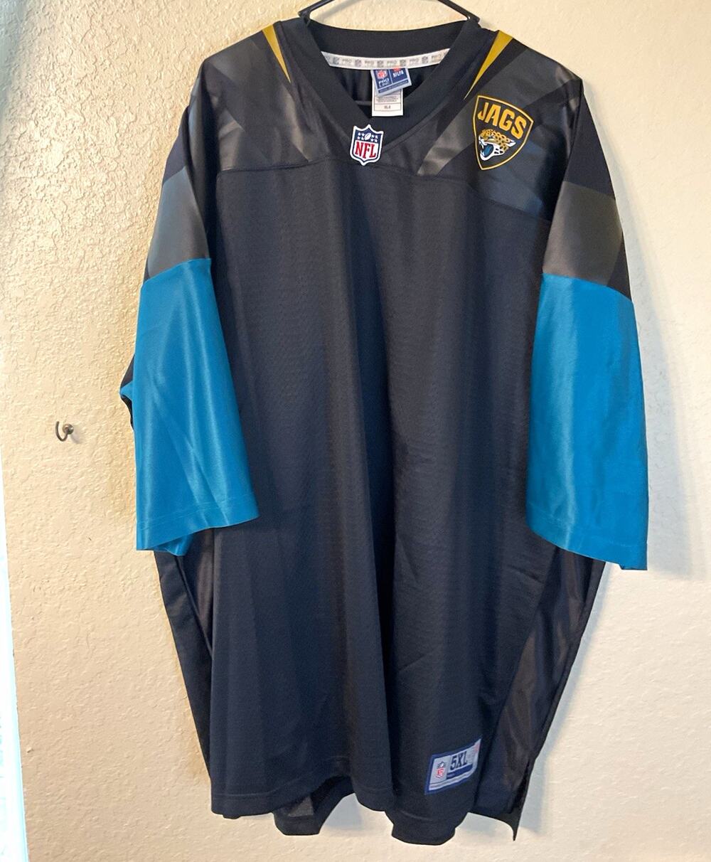 NFL Pro Line Jacksonville Jaguars NFL Football Jersey Black/Blue/Gold/Gray 5XL